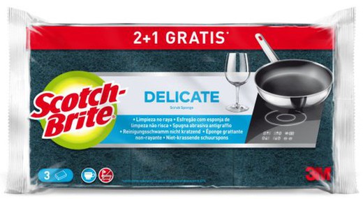 Scotch Brite Delicate C/Esponja(2+1)