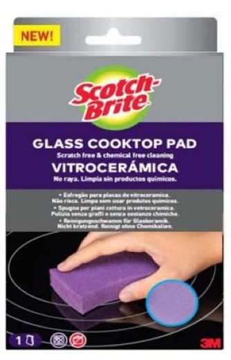 Scotch Brite Estropajo Vitroceramica