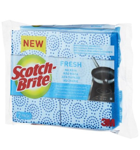 Scotch Brite Fresh No Raya C/Esponja (2)