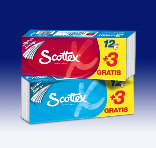 Scottex Pañuelo (12+3) 4 Capas