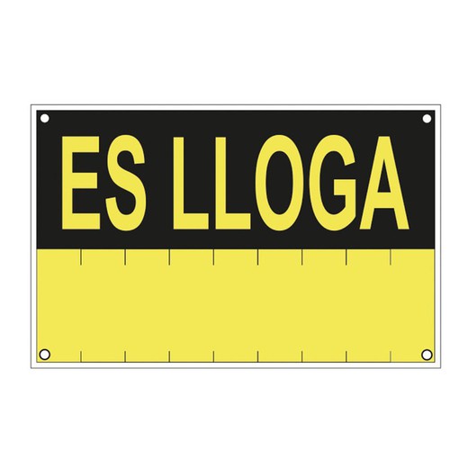 Se�Al Es Lloga Pvc 0,4mm Amarillo