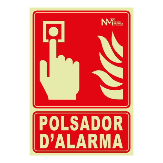 Se�Al Polsador D'alarma 210x300mm