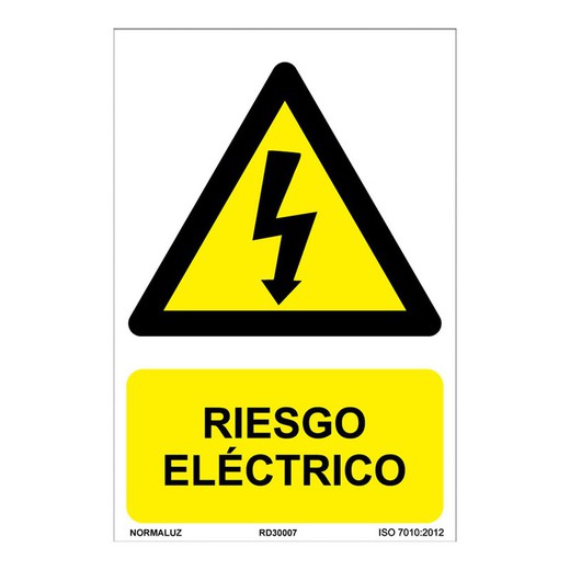 Se�Al Riesgo Electrico Pvc 210x300mm