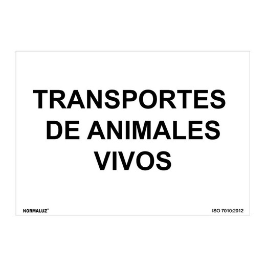 Se�Al Transp. Animales Vivos 210x300mm