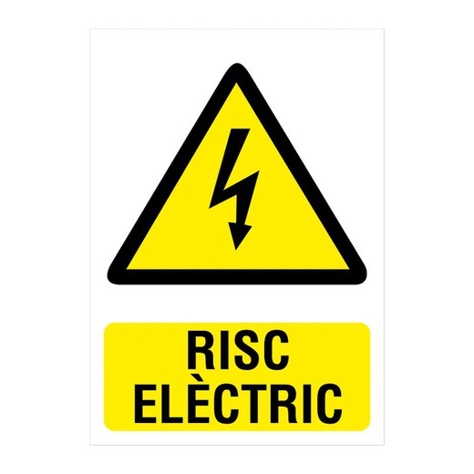 Señal 210X297 Pvc Risc Electric