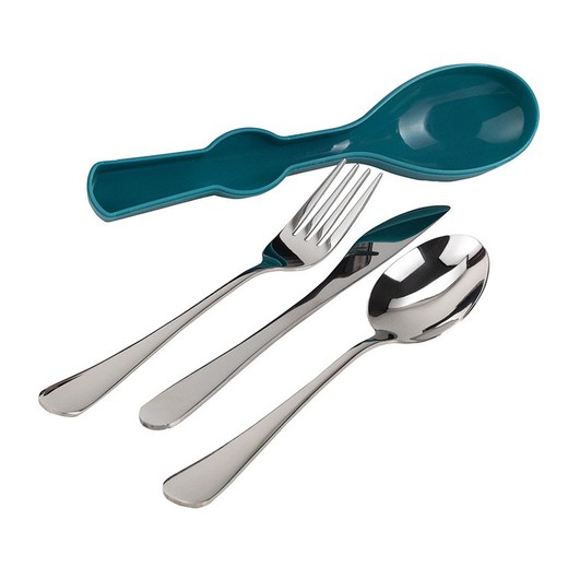 Set Cubiertos Metal C/Estuche Moritz