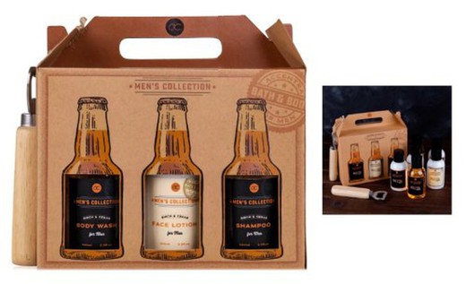 Set Regalo Hombre 6 Cervezas + Abridor