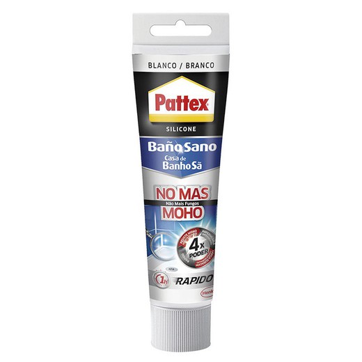 Silicone anti-mofo PATTEX Chega de mofo. Silicone não mais molde. Branco. 50ml