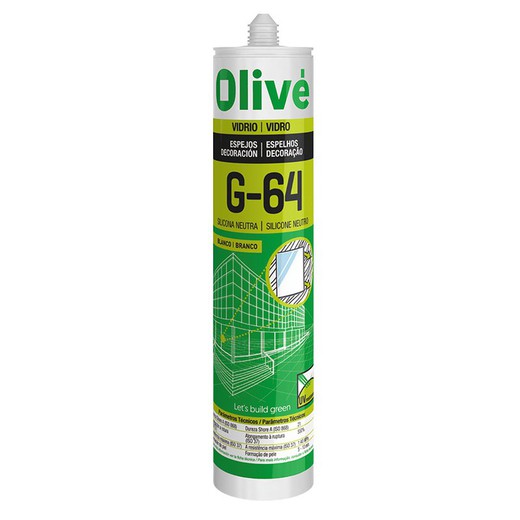 Silicona miralls OLIVÉ G-64. Silicona Miralls Olive G-64 300Ml