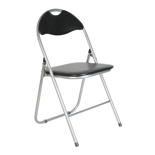 Chaise pliante en métal Chaise pliante en métal Métal/Noir