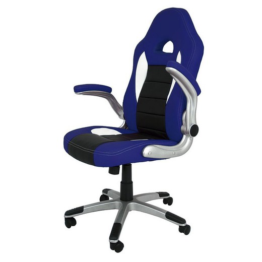Cadeira Victoria com braços dobráveis Cadeira de escritório Victoria Blue com braços