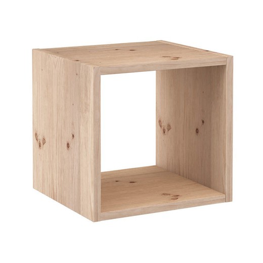 Sistema estantería modular de madera Cubo Modular Pino 36X32X36Cm