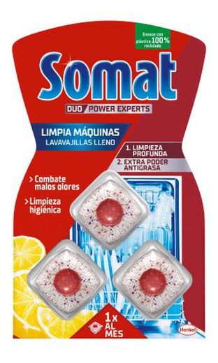 Somat Limpiamaquinas Pastillas 3D Limon