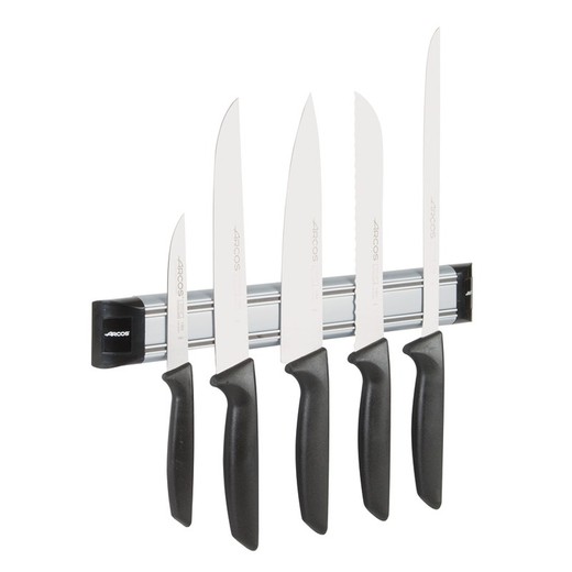 Suport magnètic ARCOS per a ganivets cuina. Ganivet. Suport Magnètic 300X45Mm.