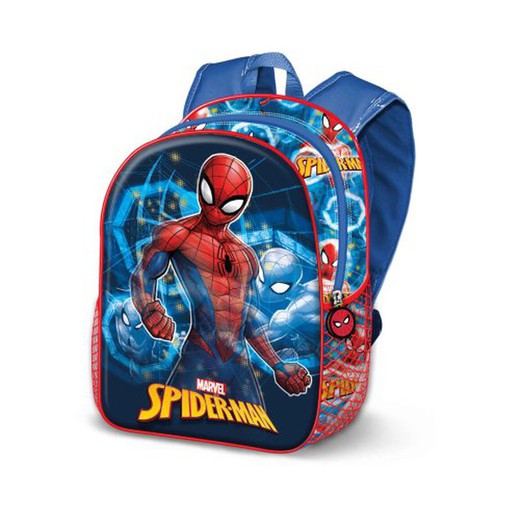 Spiderman 3D Mochila 36X26X9      K05597