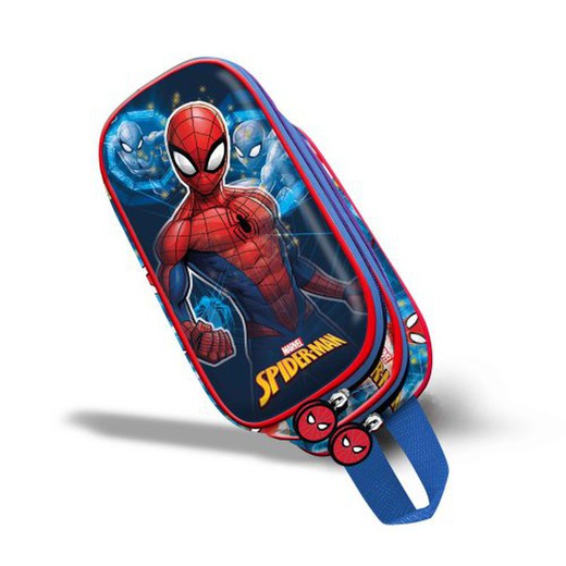 Spiderman 3D Porta Todo Doble  K05601