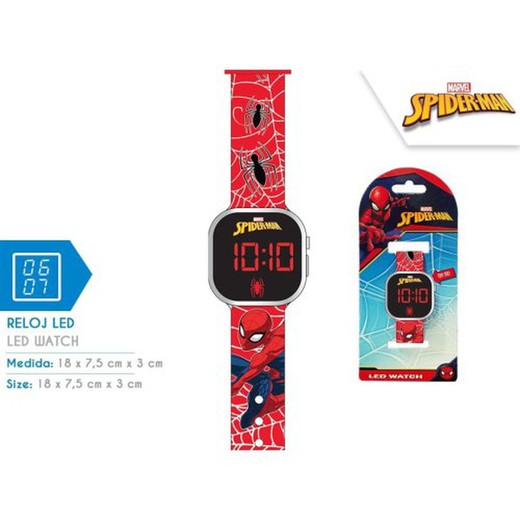 Spiderman Reloj Led              Spd4719