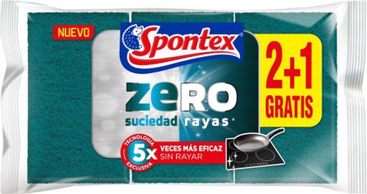 Spontex Estropajo Zero Cocina (2+1)