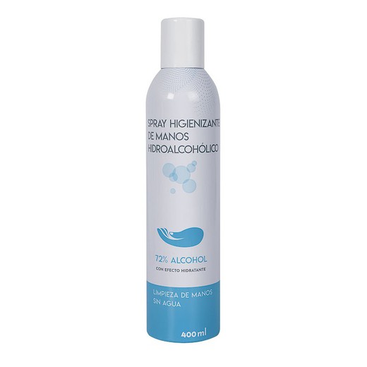 Spray desinfetante hidroalcoólico para as mãos Gel hidroalcoólico/spray desinfetante 400 ml