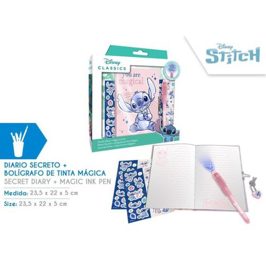 Stitch Diario + Boli Magico      St00012