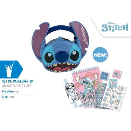 Stitch Estuche 3d Papeleria    St00028