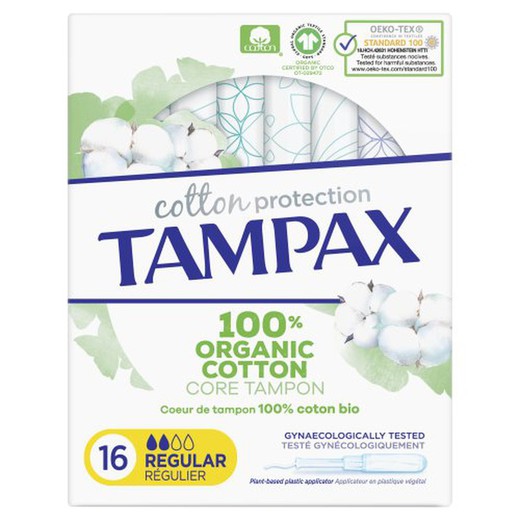 Tampax Organic Cotton Regular 16