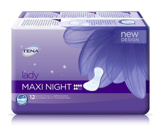 Tena Discreet Maxi Night (12) 6G