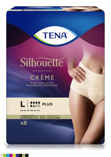 Tena Pants Silhouette Crema -L- (8) 5.5G