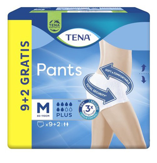 Tena Pants Unisex Plus  -M- (9+2) 6G