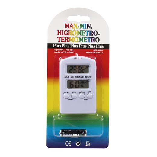 Termo-higròmetre digital PLUS interior Termometre Higrometre Digital Plus