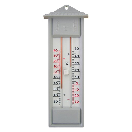 Termômetro externo de metal HERTER Termômetro máximo-mínimo. plástico