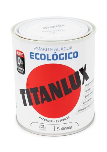 Titanlux Base Agua Blanco 750ml Satinado