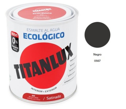 Titanlux Base Agua Negro 750ml Brillant