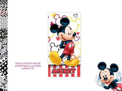 Toalla Mickey Microfibra 70X140 008