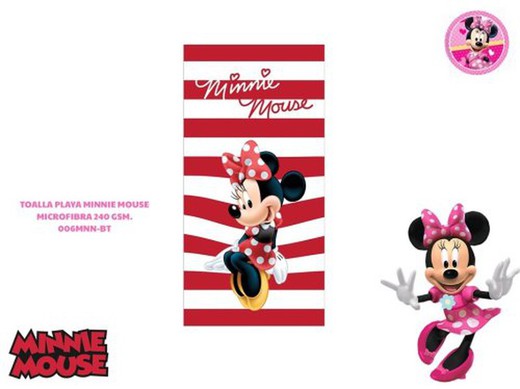 Toalla Minnie Microfibra 70x140 006