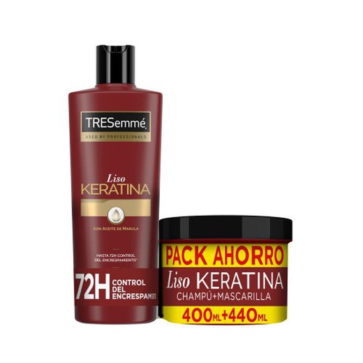 Tresemme Pack Keratina Liso(Ch400+Ma400)