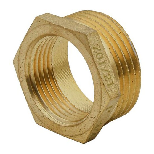 Tuerca Reduc. Lat. Roscado M-H 1/2"X3/8"