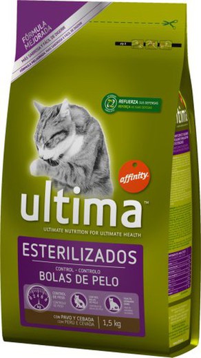 Ultima Cat 1.5Kg Esterilitzats Bola Pelo