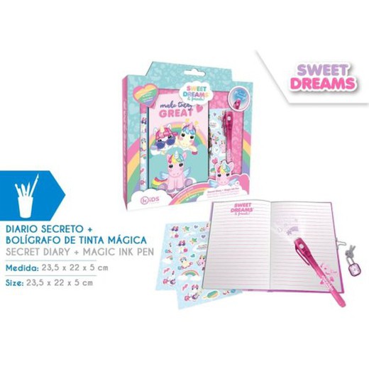 Unicornio Diario + Boli Magico   Kl11537