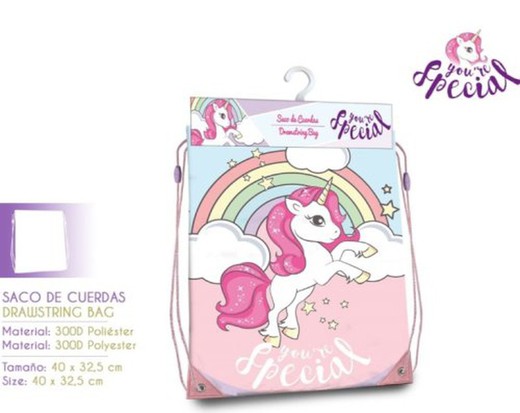 Unicornio Mochila Cuerdas        Kl10022