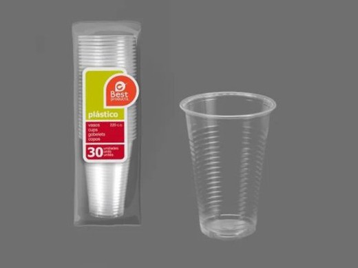 Vasos  220 Pp Transparente (30) 248400