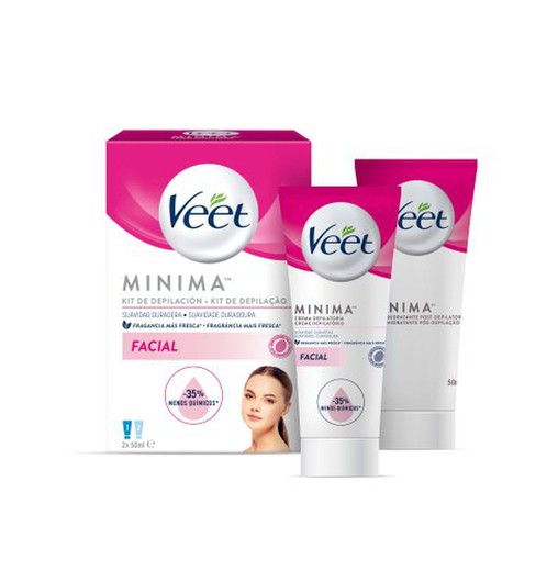 Veet Crema Depil. Kit Facial 2X50 Normal