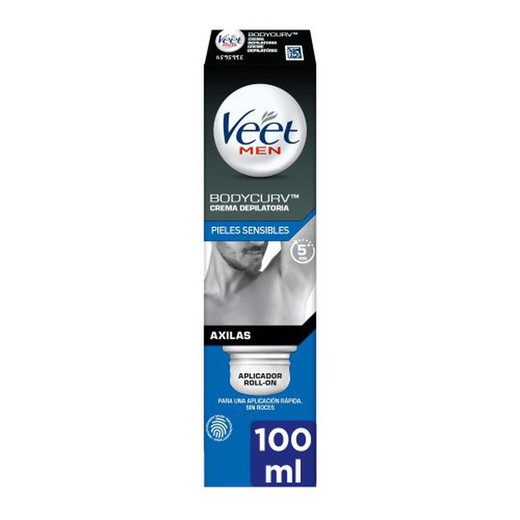 Veet Men Crema Minima Rollon Axilas 100