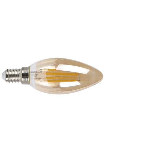 Lampe Bougie.Led Filam.Vela E14 4W 2500K Vintage