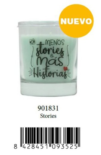 Vela Vaso Perf.Mensaje'Stories'901831