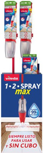 Vileda Expositor Mopa Spray Max (4+4Rec)