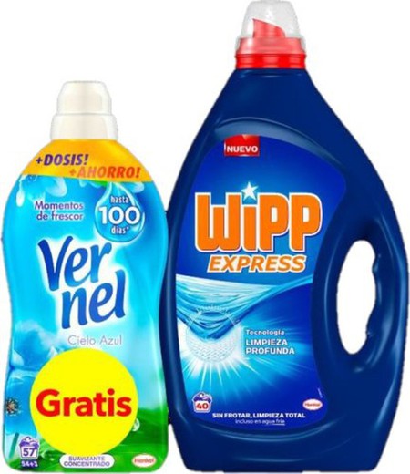 Wipp Gel Azul (40D) + Vernel (54+3)*