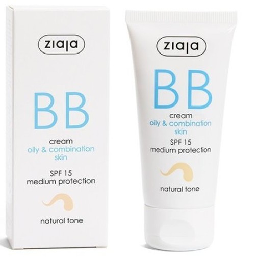 Ziaja Bb Cream Gras/Mix Spf15 Natur.50ml