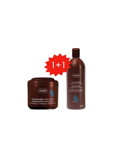 Ziaja Crema Corp.Cacao 200+Gel Cacao 500