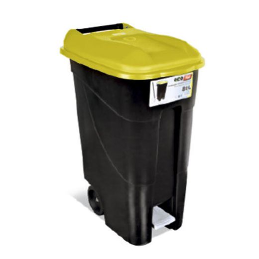 120 litros. Contenedor C/Pedal 120 Lt Tapa Am. Tayg